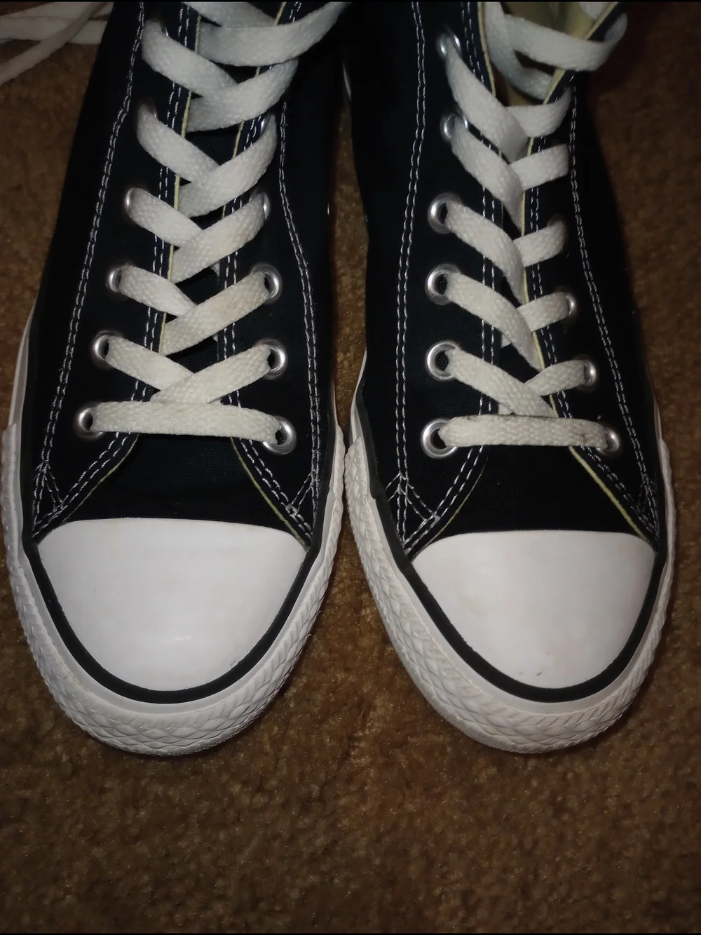 Converse Chuck Taylor All Star High Top Sneakers - Black & White - Picture 7 of 13